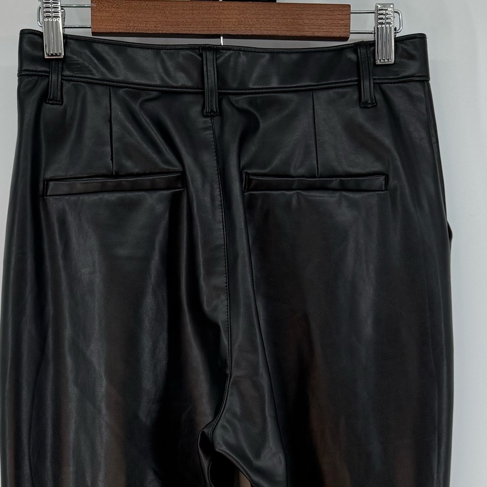 Abercrombie & Fitch Curve Love Faux Leather Skinny Ultra high rise Dress Pants29 - Picture 6 of 9